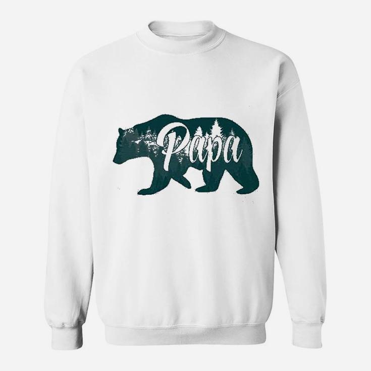 Papa Bear Funny Design For Dads Gift Idea Sweat Shirt