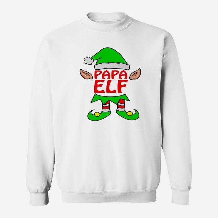 Papa Elf Dad Mom Family Matching Christmas Sweat Shirt