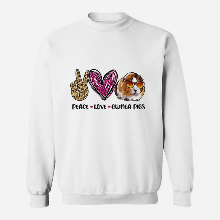 Peace Love Guinea Pigs Gift For Guinea Pigs Lover Sweat Shirt
