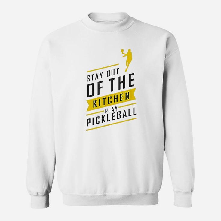 Pickleball Kitchen Funny Retro Sport Gift Sweat Shirt