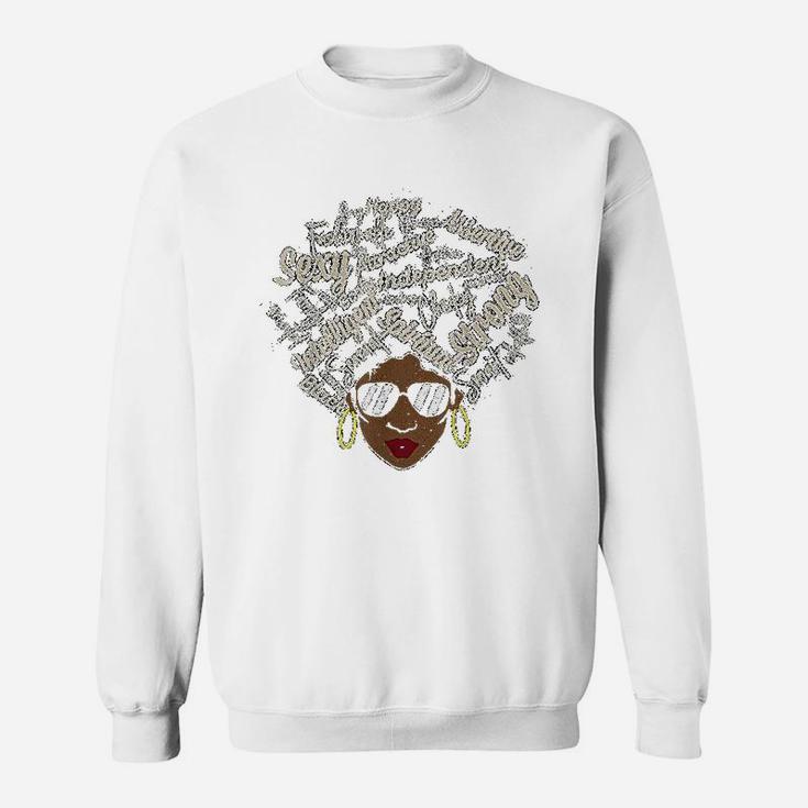 Powerful Roots Black History Month African I Love My Roots Sweat Shirt