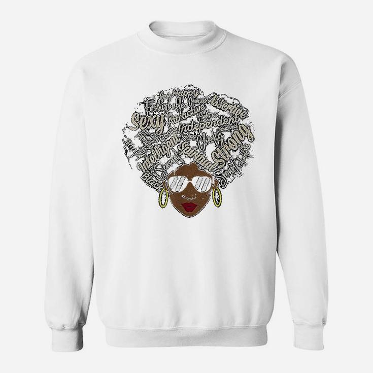 Powerful Roots Black History Month African I Love My Roots Sweat Shirt