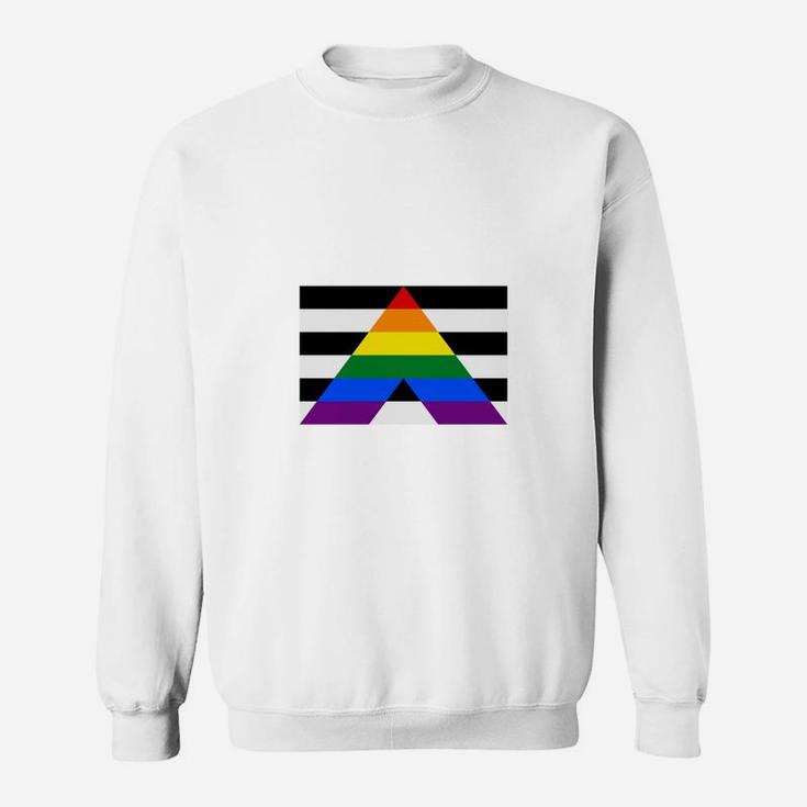 Pride Flag Straight Ally Pride Flag Sweat Shirt
