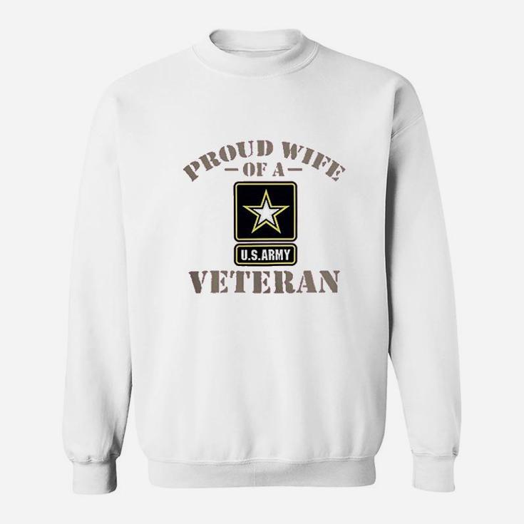 Proud Wife Of A Us Army Sweat Shirt