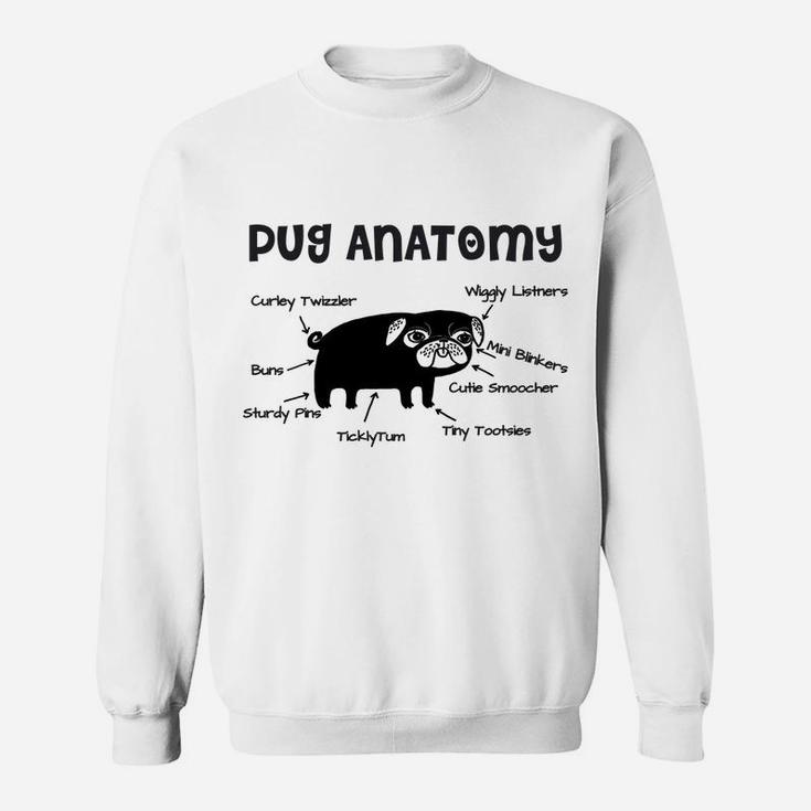 Pug Anatomy Cute Funny T Shirt Gifts Sarcastic Novelty Humor Pug Anatomy Cute Funny T Shirt Gifts Sarcastic Novelty Humor