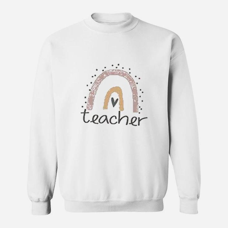 Rainbow Teacher Teachers Day Sweat Shirt