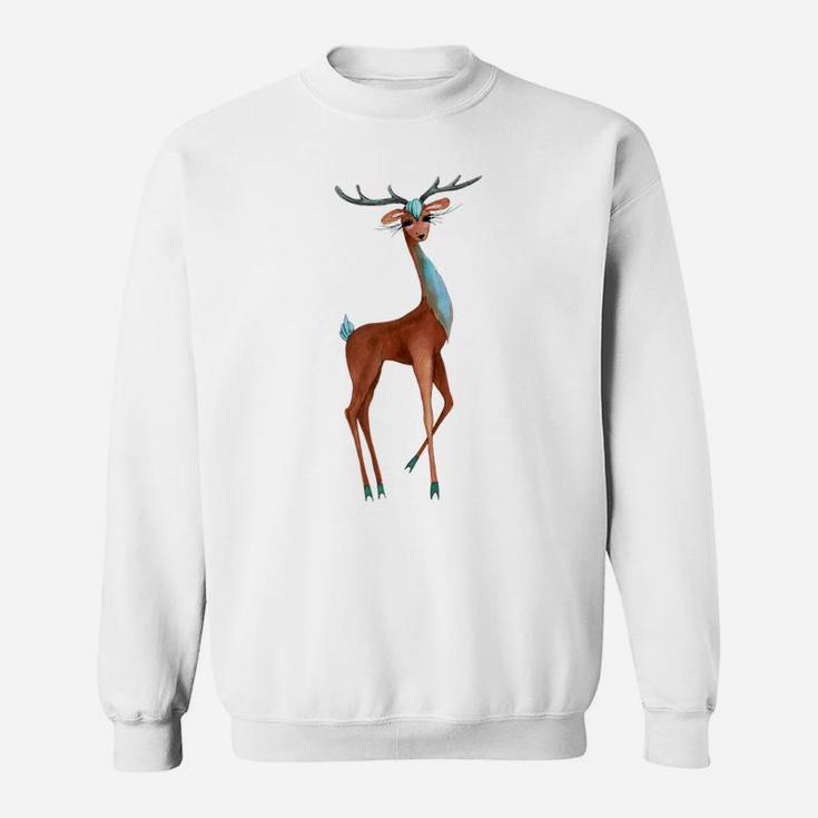 Reindeer Mama Christmas Family Matching Costume Gift Sweat Shirt