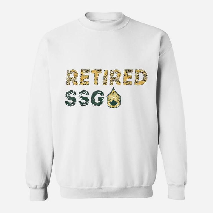 Retired Ssg Staff Sergeant Army Sweat Shirt