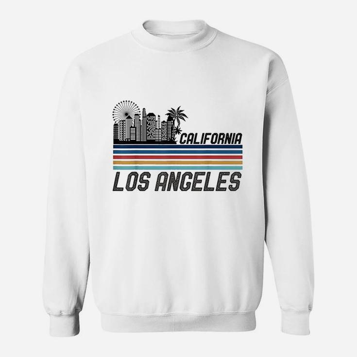 Retro Los Angeles Skyline Vintage 70s Los Angeles Sweat Shirt