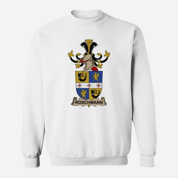 Roschmann Family Crest Austrian Family Crests Sweatshirt