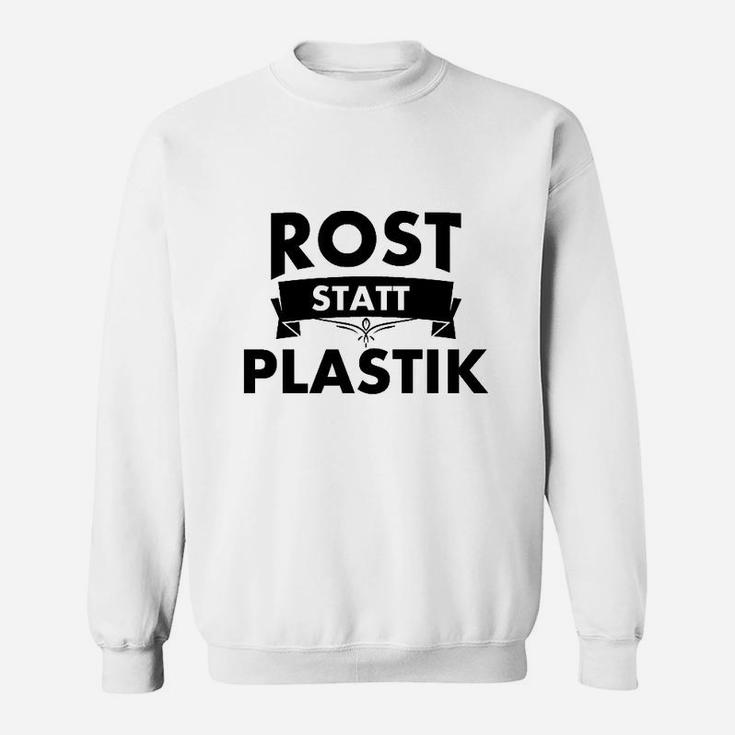 Rost Statt Plastik Unisex Sweatshirt, Umweltfreundliche Mode