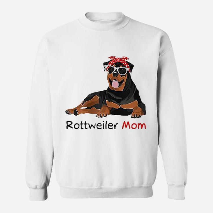 Rottweiler Mom Rottweiler Dog Sweat Shirt