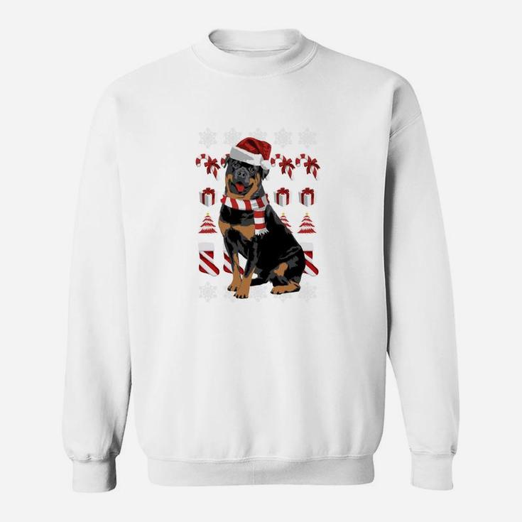 Rottweiler Weihnachtspulli Sweatshirt