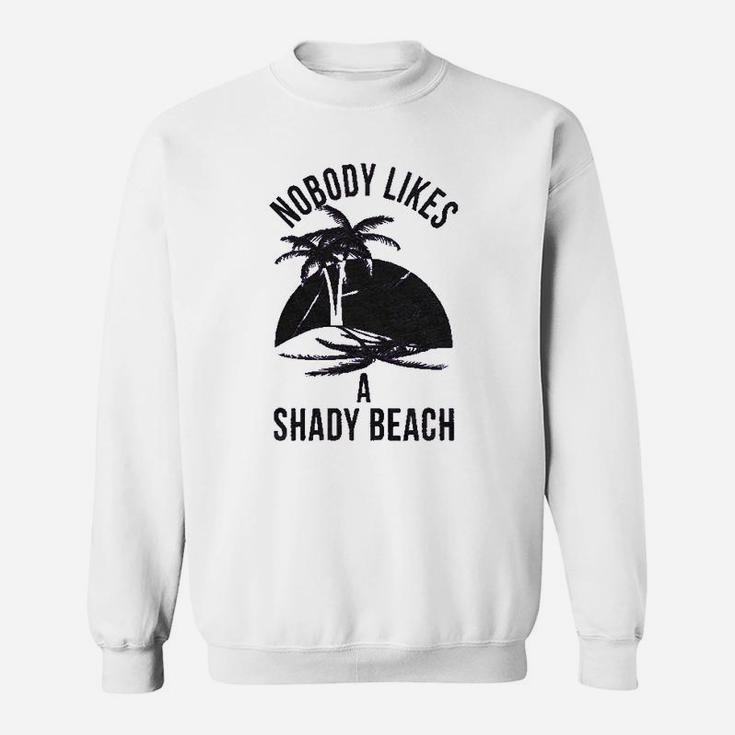 Shady Beach Funny Cute Vacation Vintage Sweat Shirt