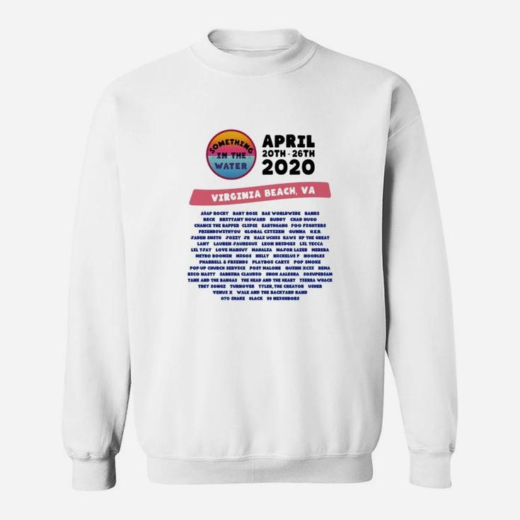 Something In The Water Virgina Beach 2020 Lineup T-shirt Sweatshirt