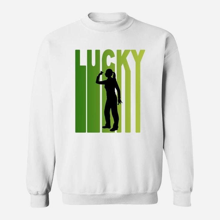 St Patricks Day Lucky Darts Funny Sport Lovers Gift Sweat Shirt
