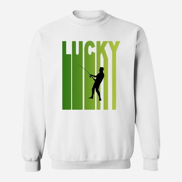 St Patricks Day Lucky Fishing Funny Sport Lovers Gift Sweat Shirt