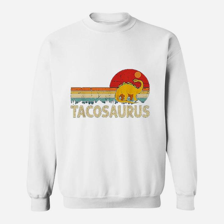 Tacosaurus Shirt Vintage Cinco De Mayo Gift Taco Dinosaur Sweat Shirt