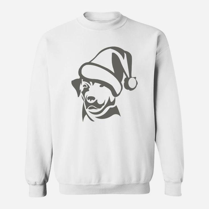 The Labrador Retriever Hat Santa Claus Christmas Shirt Sweat Shirt