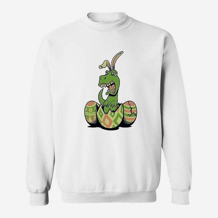 Trex Bunny Easter Egg Funny Gift For Easter Sweat Shirt