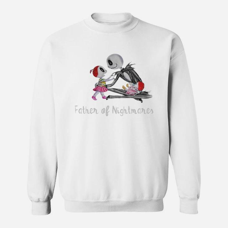 Two Girl Father Of Nightmares, best christmas gifts for dad Sweat Shirt