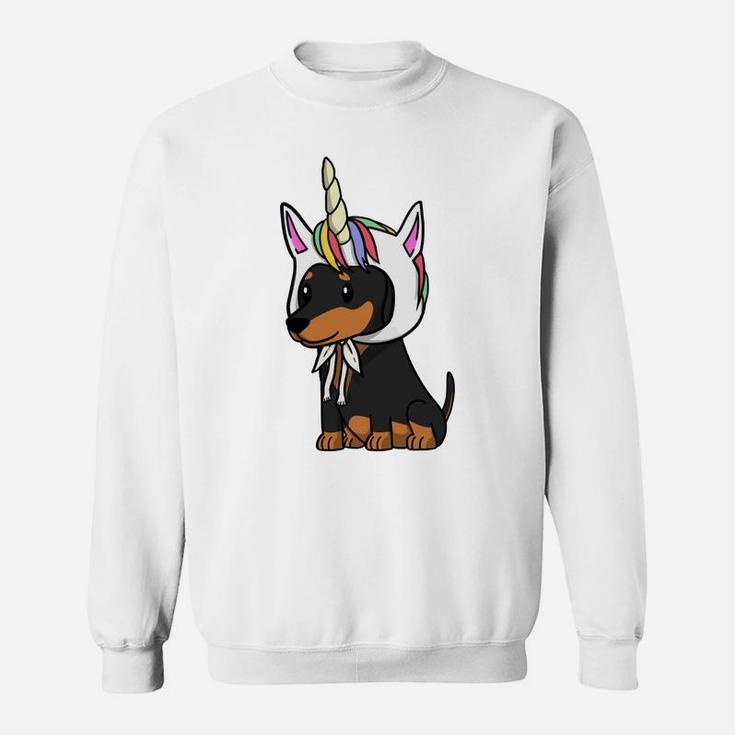 Unicorn Dachshund Funny Doxie Dog Sweat Shirt