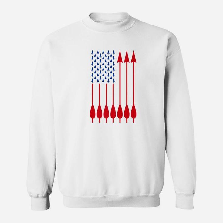 Us American Flag Archery Arrows Hunting Fathers Day Shirt Sweat Shirt