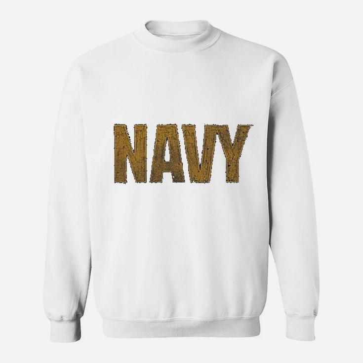 Us Navy Distressed Sweat Shirt