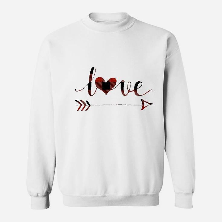 - Valentine's Day Shirt For Women Love Heart Print Sweatshirt