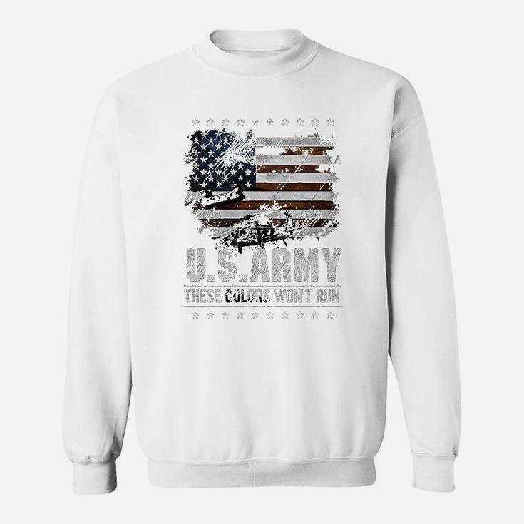 Veteran Army These Color Dont Run Sweat Shirt