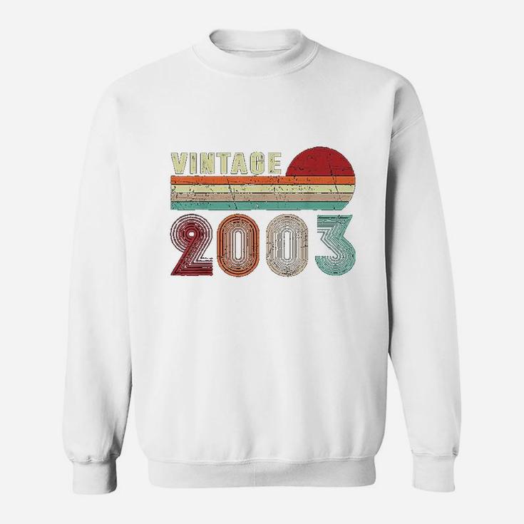 Vintage 2003 Funny 19 Years Old Boys And Girls 19th Birthday  Sweat Shirt