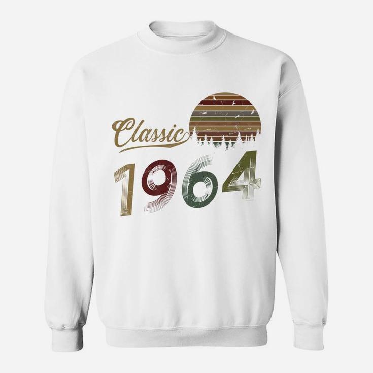 Vintage 58th Birthday Gif For Men Women Classic 1964  Sweat Shirt