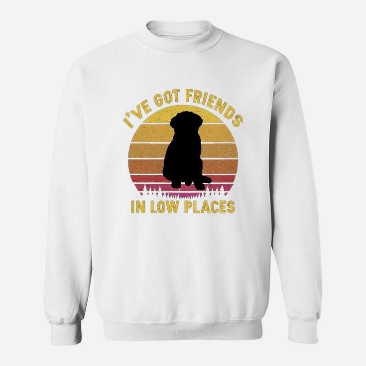 Vintage Bernese Mountain I Have Got Friends In Low Places Dog Lovers Sweat Shirt