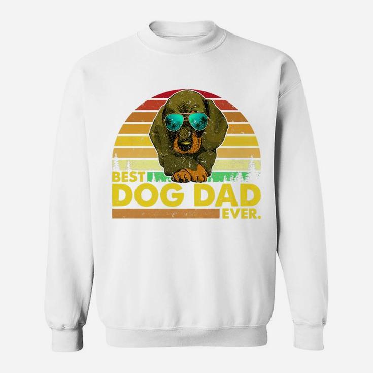 Vintage Best Dachshund Dad Ever Dog Daddy Father Sweat Shirt