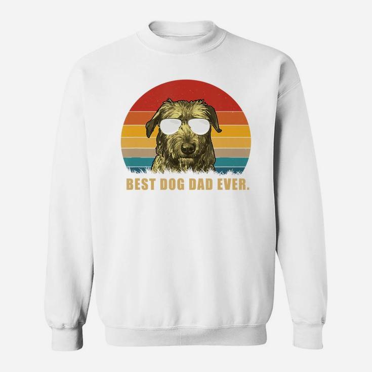 Vintage Best Dog Dad Ever T Shirt Irish Wolfhound Shirts Sweat Shirt