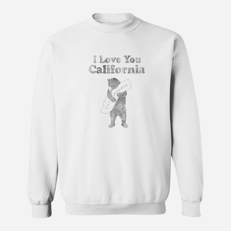 Vintage I Love You California Bear Sweat Shirt