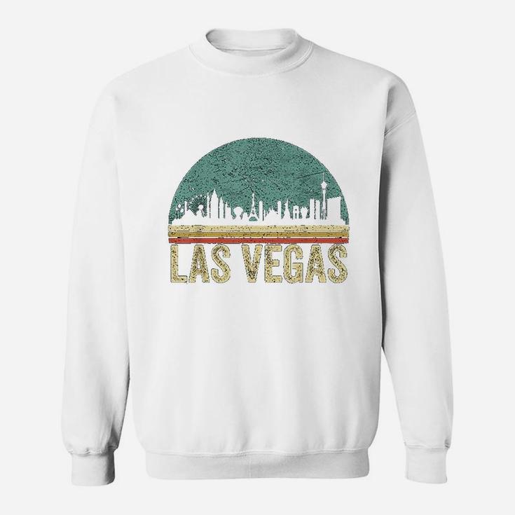 Sweat-shirt Vintage Lady Luck Hotel Casino Las Vegas Années 80 - Molleton 50/50 - Occasion TB