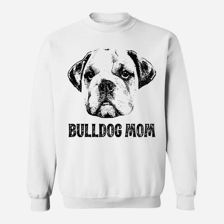 Womens English Bulldog Mom English Bulldog Sweat Shirt