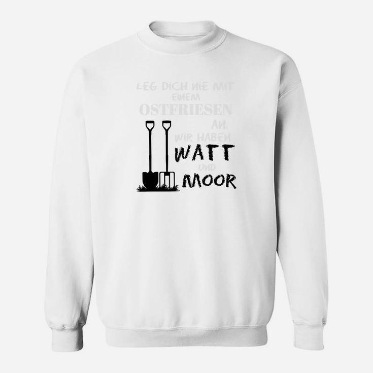 Wortspiel Sweatshirt Watt Moor, Lustiges Unisex Grafikmotiv