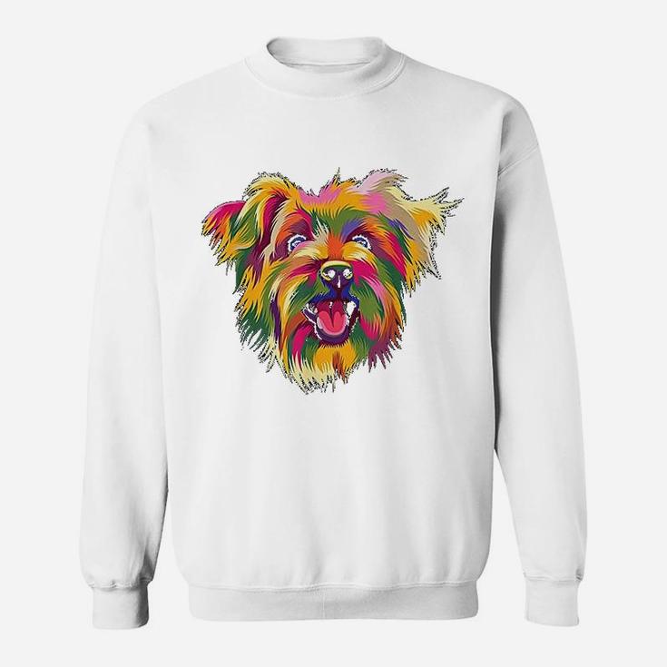 Yorkshire Terrier Cute Yorkie Pop Art Dog Gift Sweat Shirt