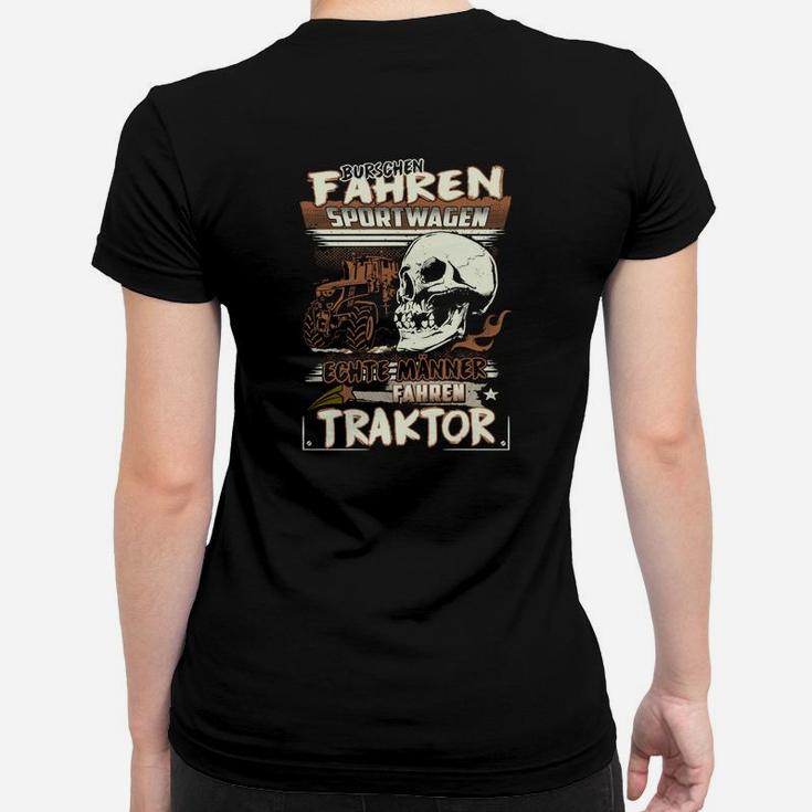 Echte Art Fahen Traktor Frauen T-Shirt