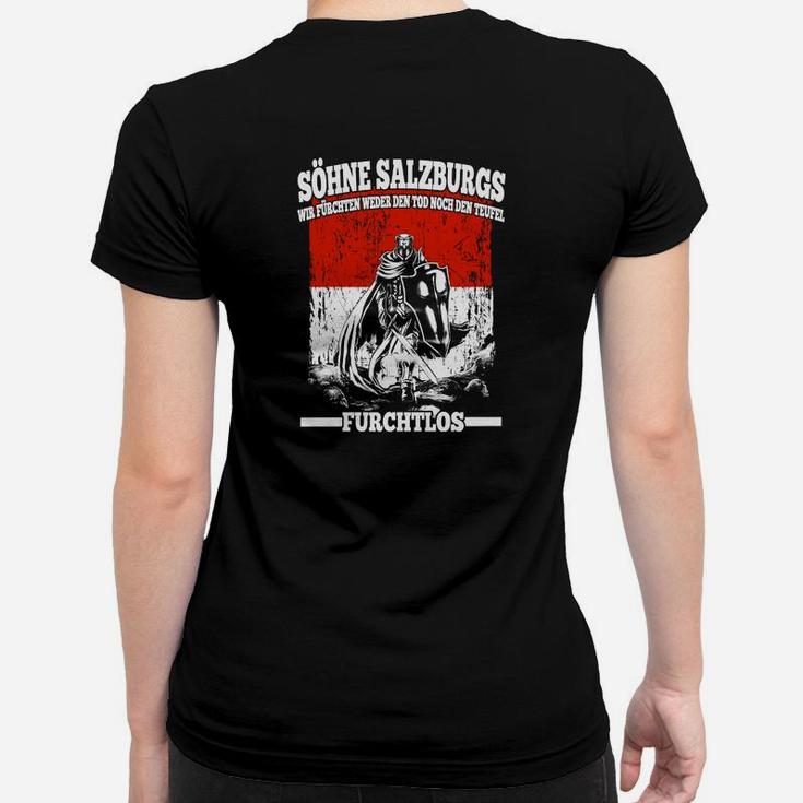 Furchtlose Söhne Salzburgs Motorrad Frauen Tshirt, Biker-Design Tee