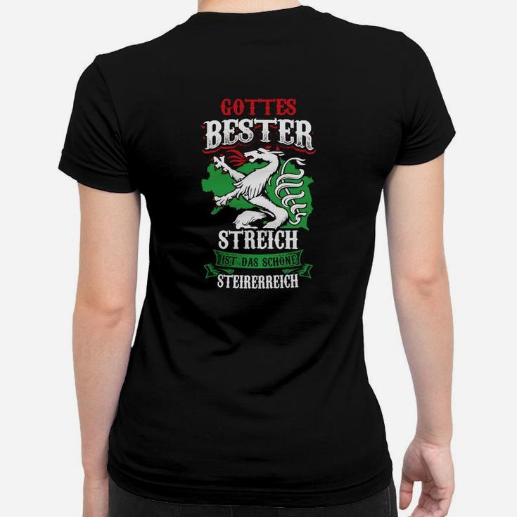 Österreichischer Adler Schwarzes Frauen Tshirt: Steierreich Motiv