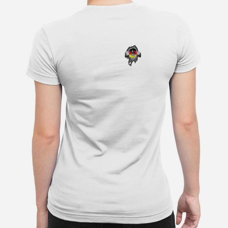 Herren Weißes Frauen Tshirt mit Rückseiten-Grafik, Modernes Design