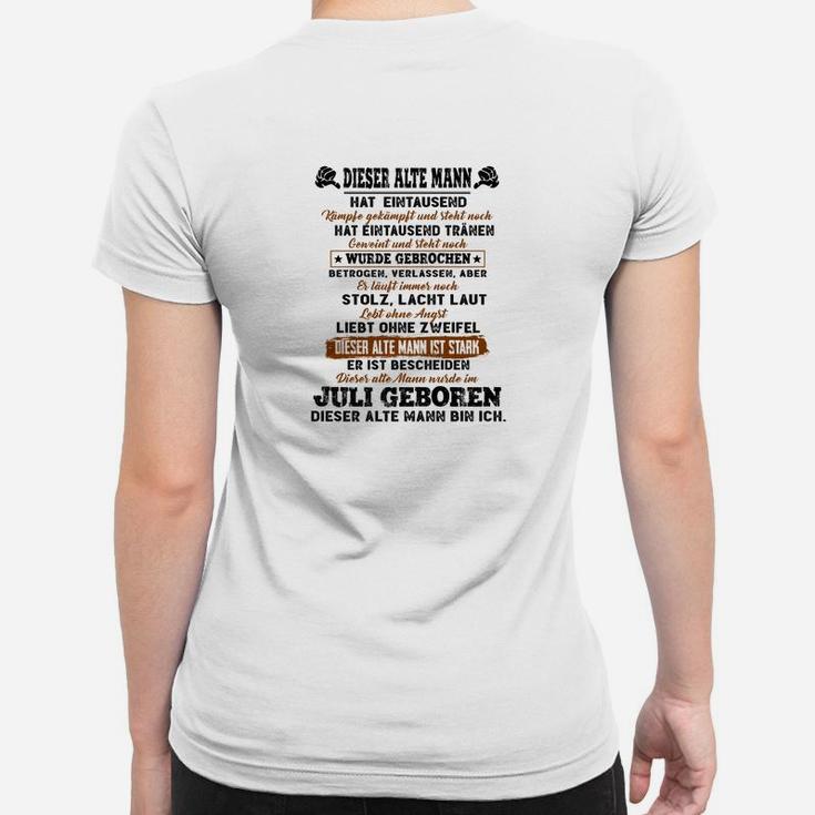 Juli Geboren Die Rückseite Frauen T-Shirt