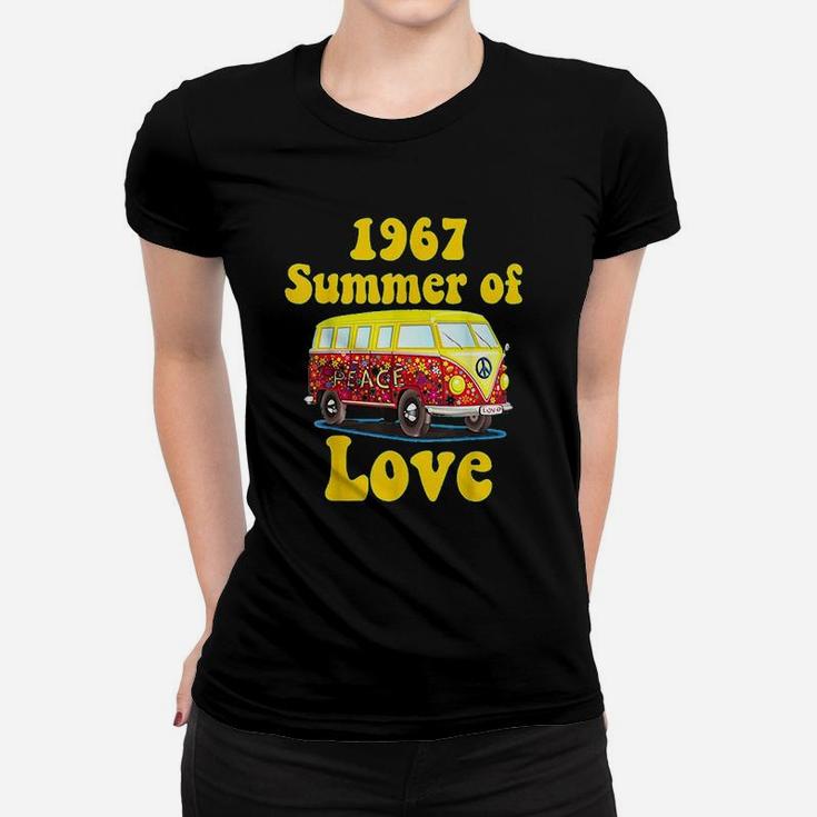 1967 Summer Of Love Retro Vintage Sixties Hippie Ladies Tee