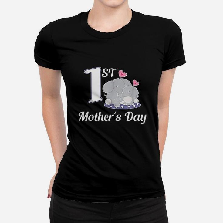 1st Mothers Day Elephant First Mothers Day Ladies Tee