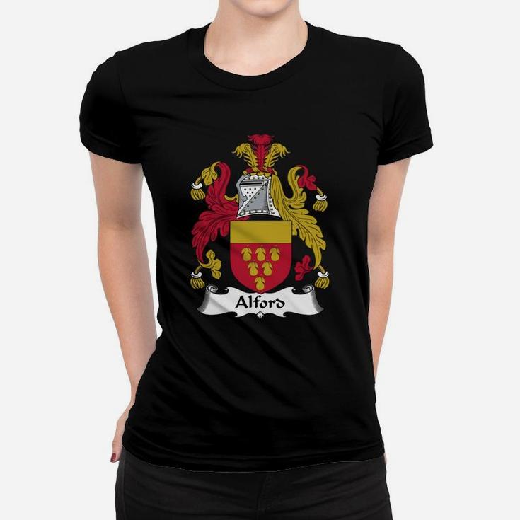 Alford Family Crest / Coat Of Arms British Family Crests Ladies Tee