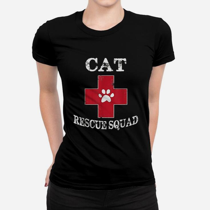 Animal Rescue Cat Rescue Squad Ladies Tee