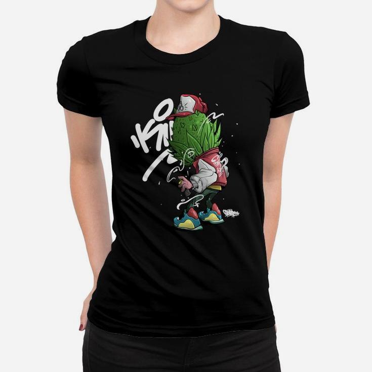 Anime-Charakter Design Frauen Tshirt in Schwarz für Herren und Damen